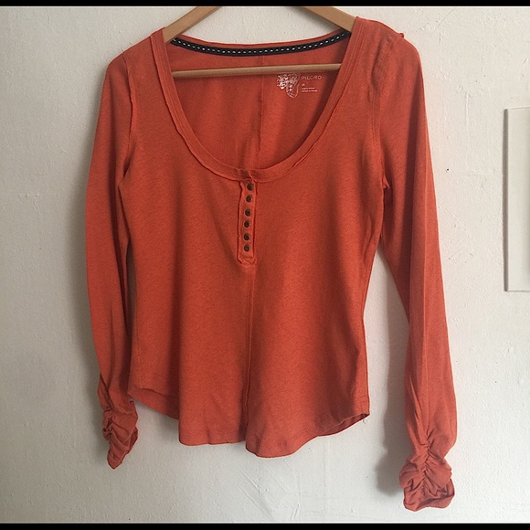 ANTHROPOLOGIE Pilcro Sustainable Henley - Picture 6 of 10